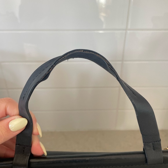 Tory Burch T-Block Leather Satchel - Picture 3 of 8